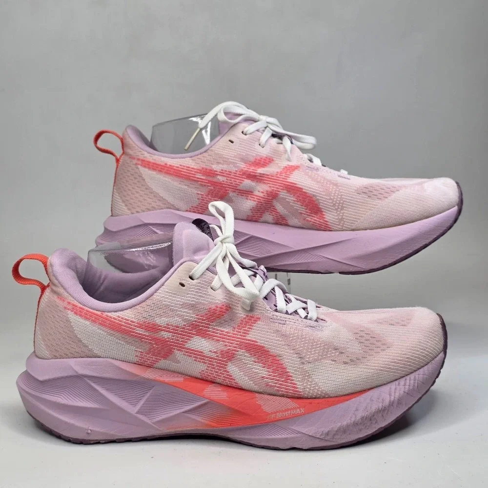 Asics Novablast 5 Women's Size 10 Pink Purple Athletic Running Shoes Sneakers